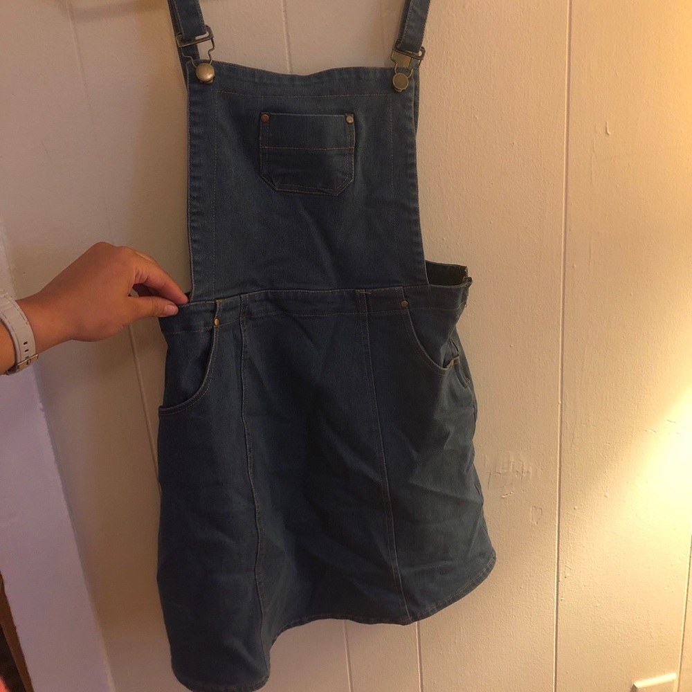 Dress overalls! Size 12. Denim